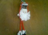 PAPAI NOEL EM TECIDO PARA ARVORE