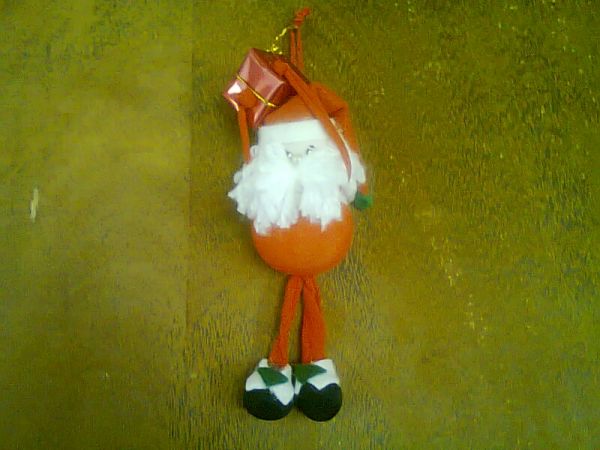 PAPAI NOEL EM TECIDO PARA ARVORE