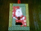 QUADRO EM PATCHWORK DE NATAL